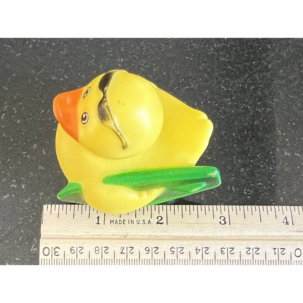 SURFER DUCKIE - Lot of 3 Rubber‎ Ducky Toy Ducks With Sunglasses & Surfboard 2